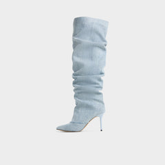 Aldo Daroba in Denim - Over-the-knee boot, Stiletto heel Denim