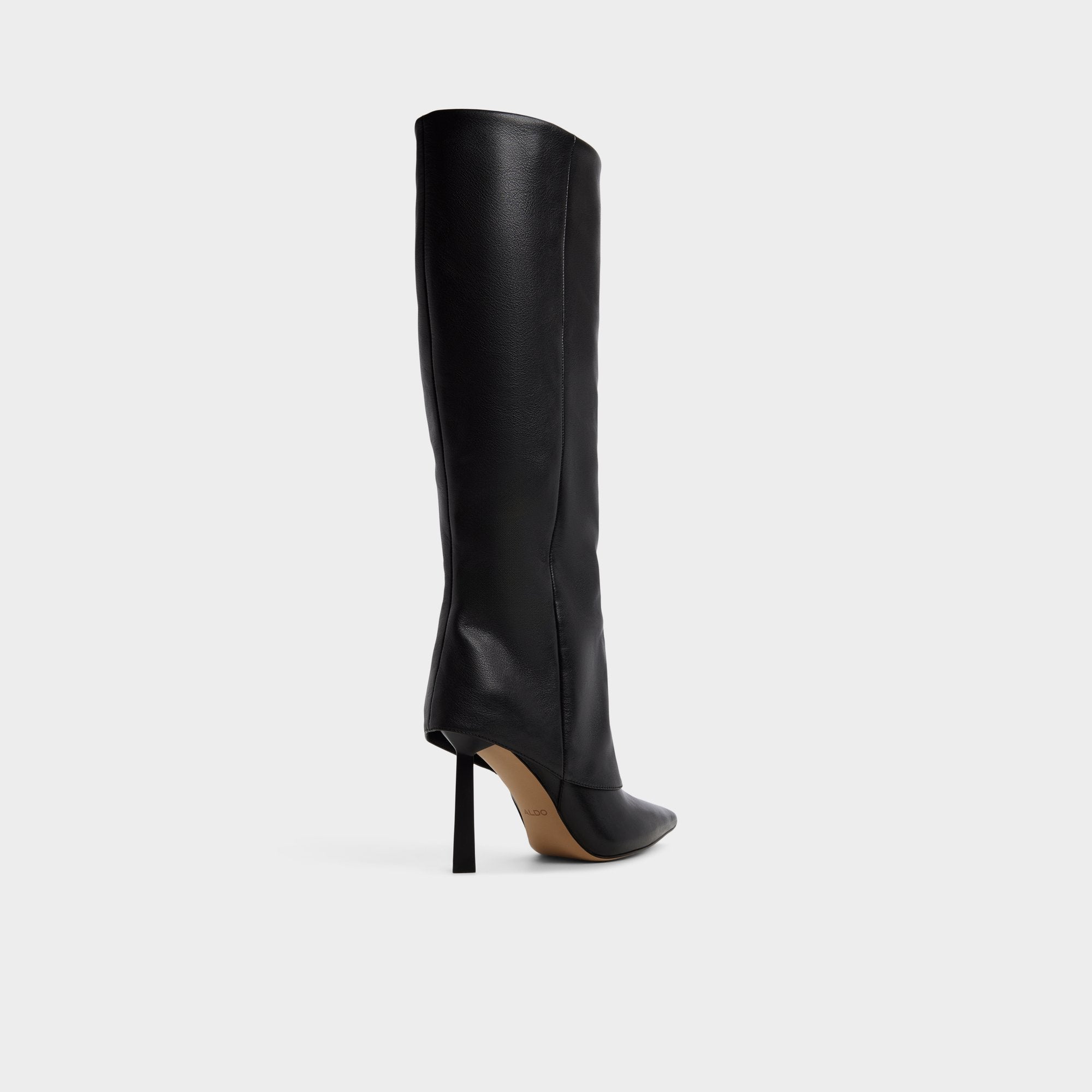 Aldo Lenoria in Black - Knee-high boot, Stiletto heel Black