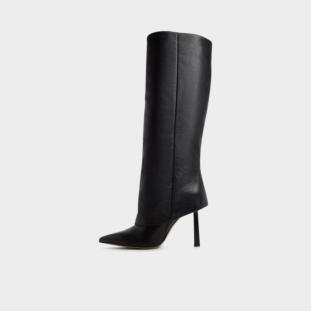 Aldo Lenoria in Black - Knee-high boot, Stiletto heel Black