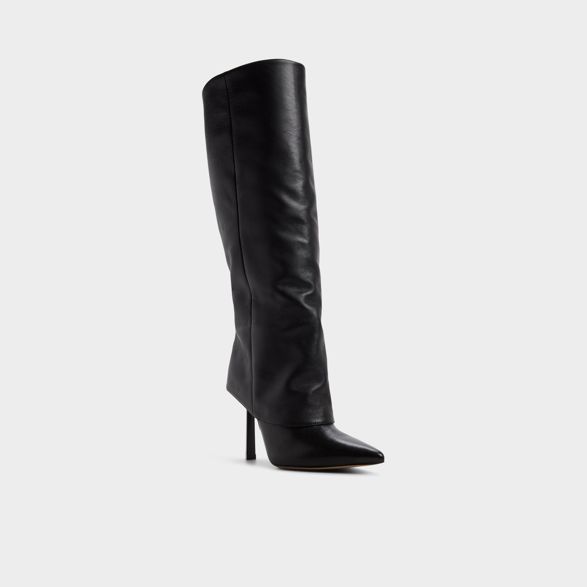 Aldo Lenoria in Black - Knee-high boot, Stiletto heel Black