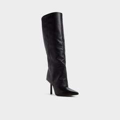 Aldo Lenoria in Black - Knee-high boot, Stiletto heel Black
