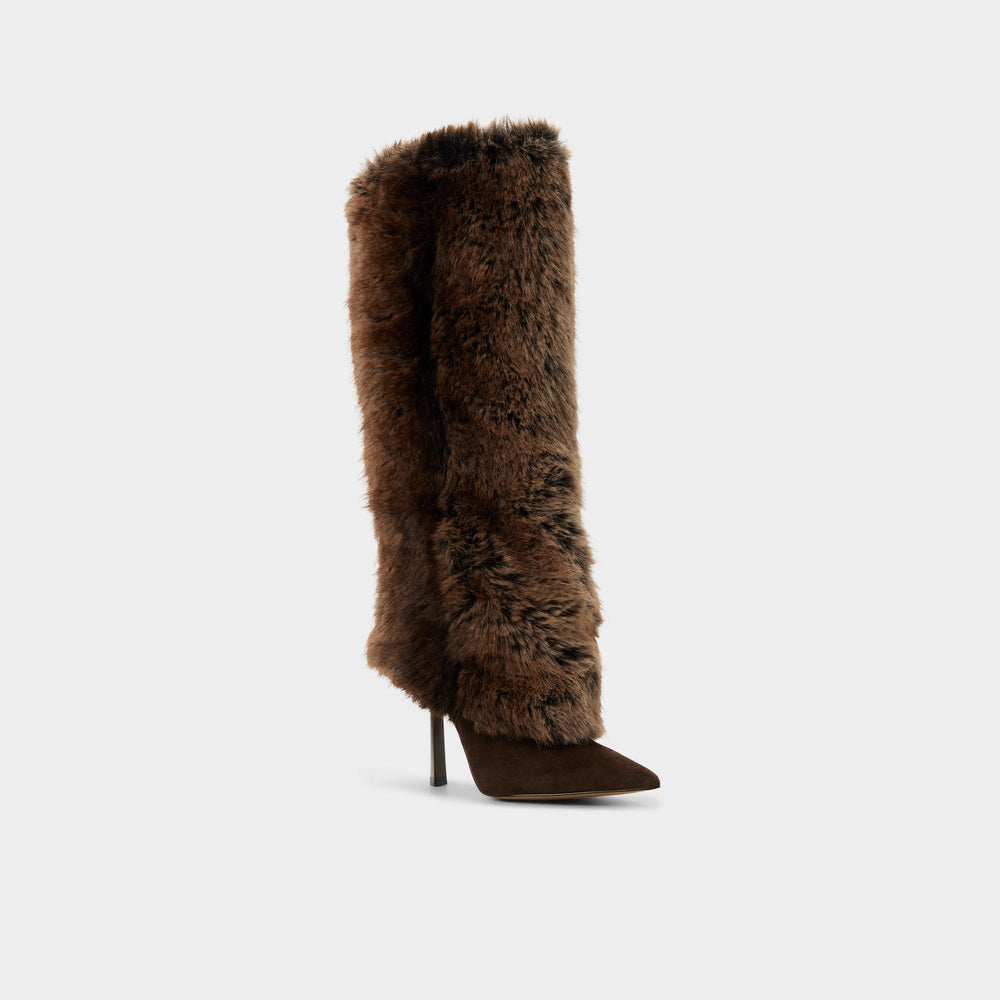 Aldo Lennore in Dark Brown 14163383 - Knee-high boot, Stiletto heel Dark brown