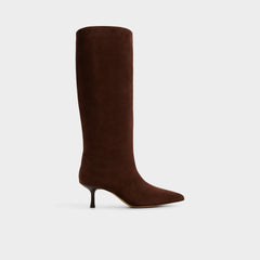 Aldo Selora in Dark Brown - Knee-high boot, Stiletto heel Dark brown