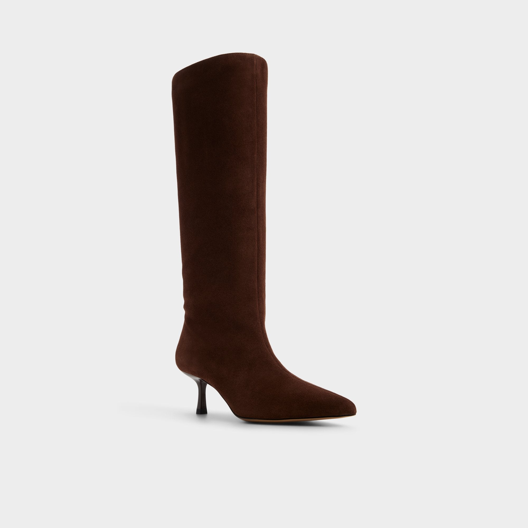 Aldo Selora in Dark Brown - Knee-high boot, Stiletto heel Dark brown