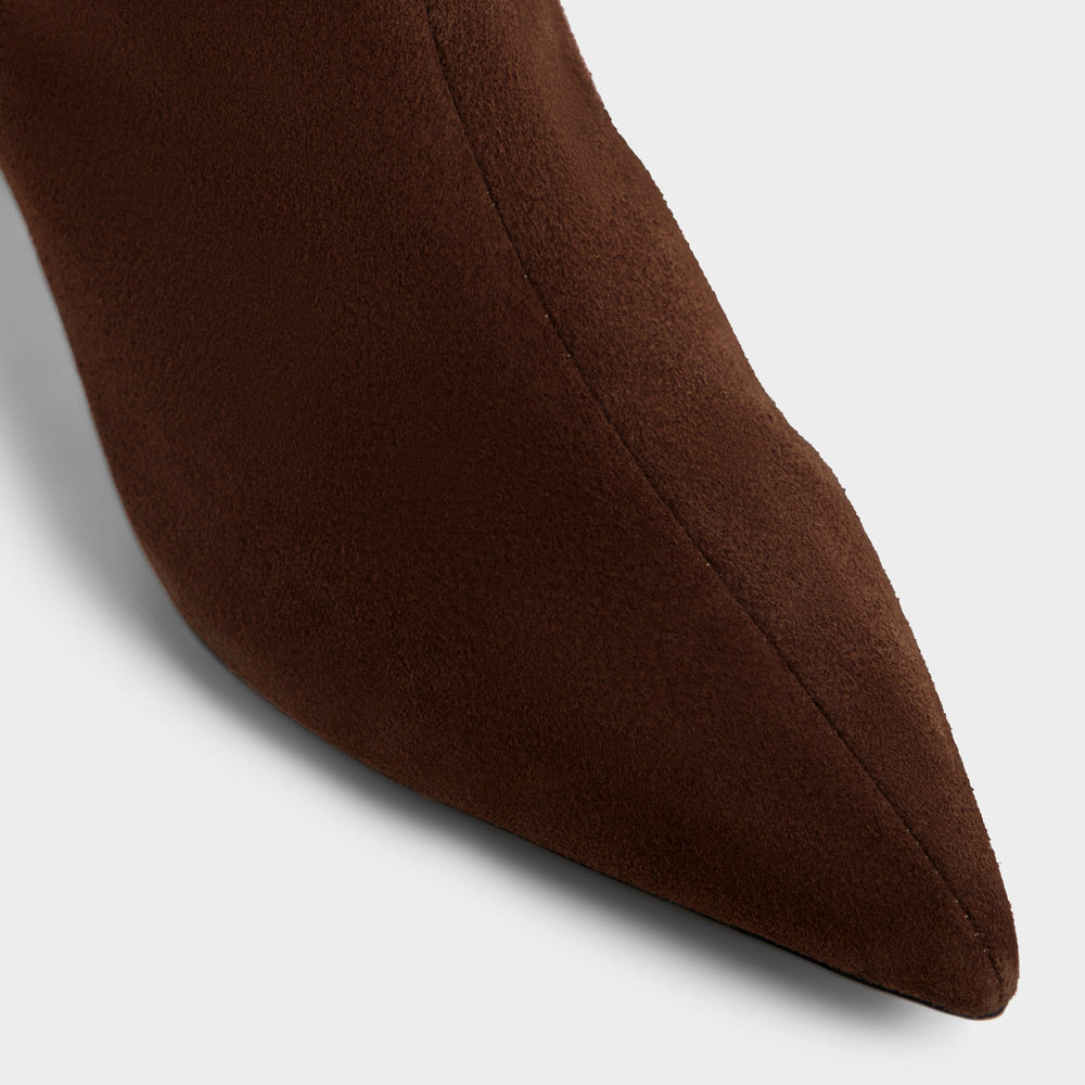 Aldo Selora in Dark Brown - Knee-high boot, Stiletto heel Dark brown