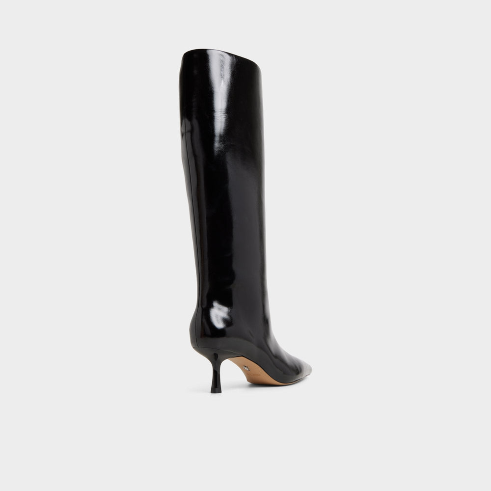 Aldo Selora Black Women's Tall Boots - Knee-high boot, Stiletto heel Black