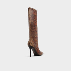 Aldo Re in Emily Brown Multi - Knee-high boot, Stiletto heel Brown multi