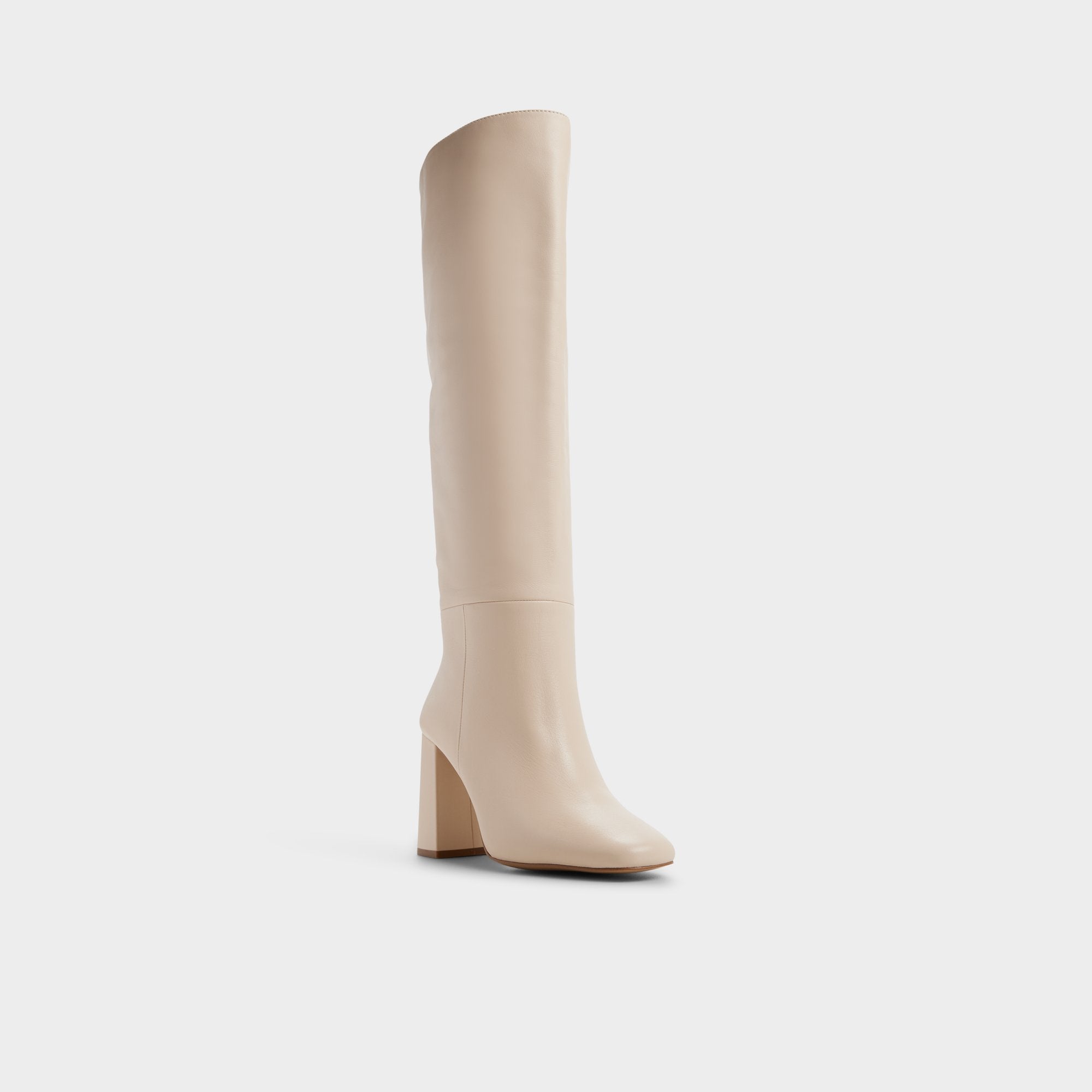 Aldo Helana in Cream - Knee-high boot, Block heel Cream