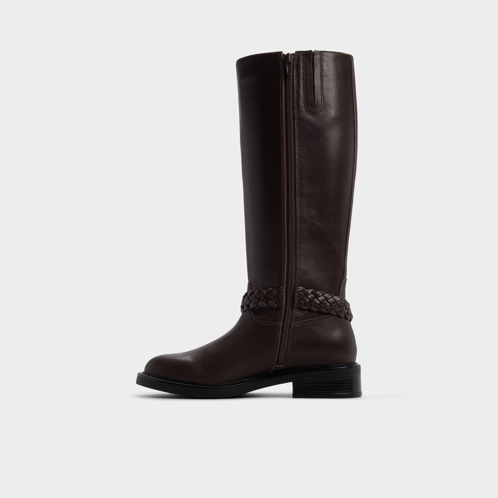 Aldo Philippa in Dark Brown - Riding boot, Block heel Dark brown