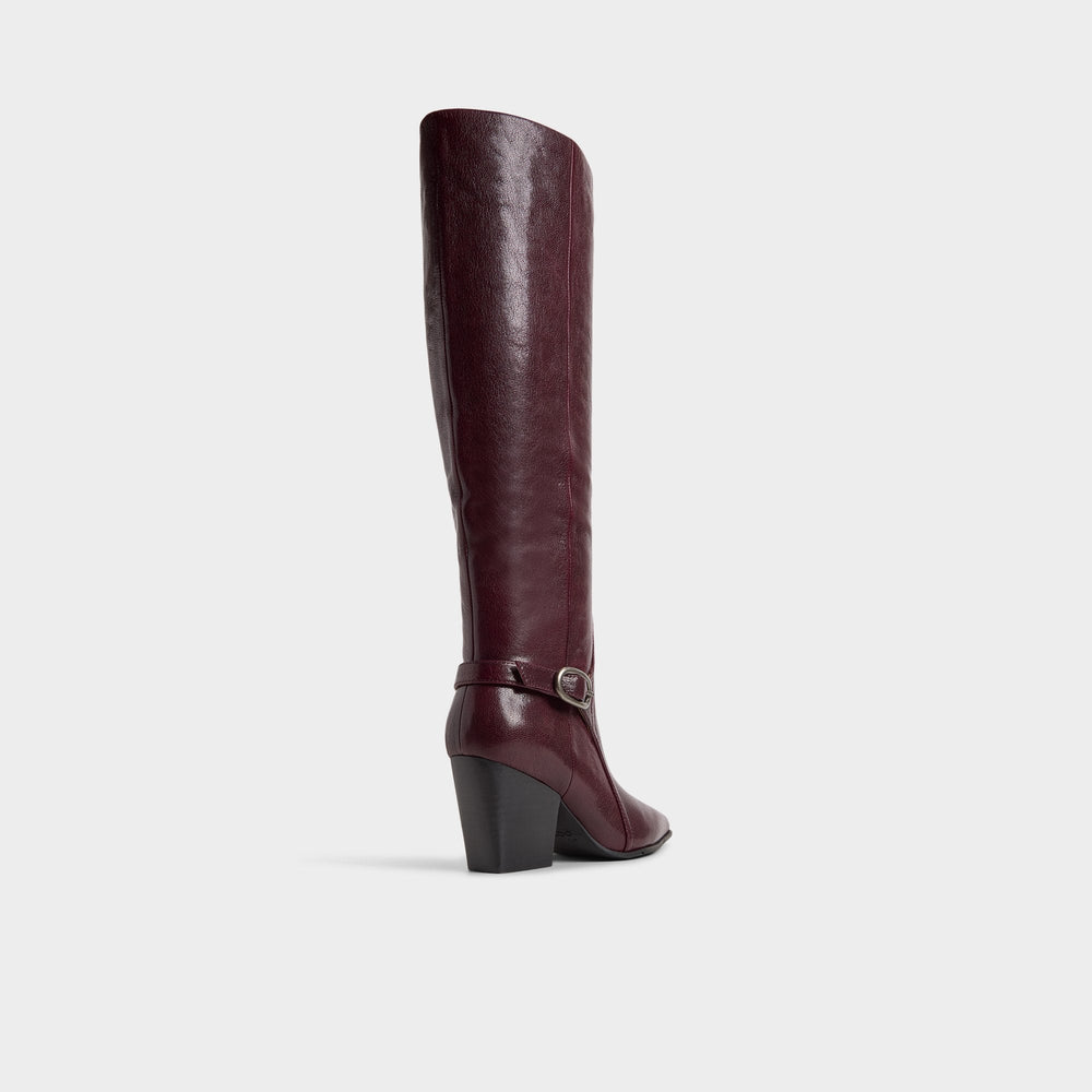 Aldo Saddle in Bordo - Knee-high boot, Block heel Bordo