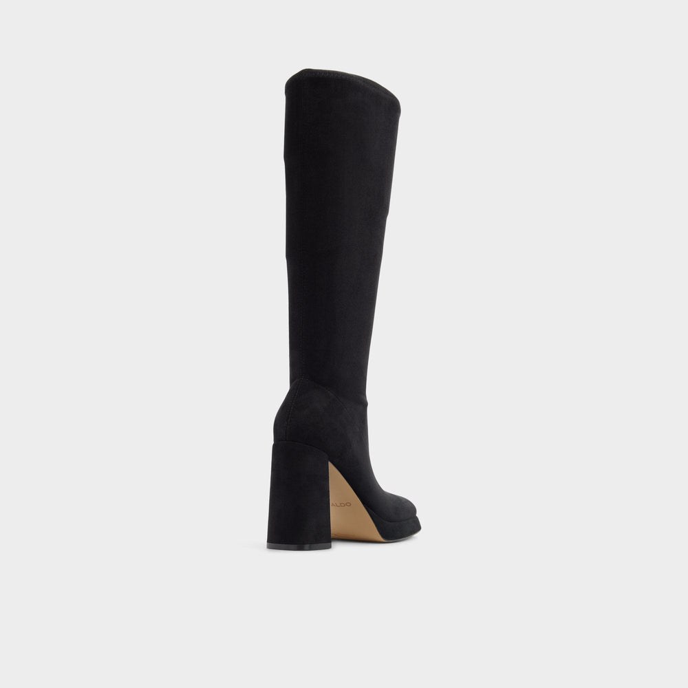 Aldo Gisselle in Black - Knee-high boot, Platform Black