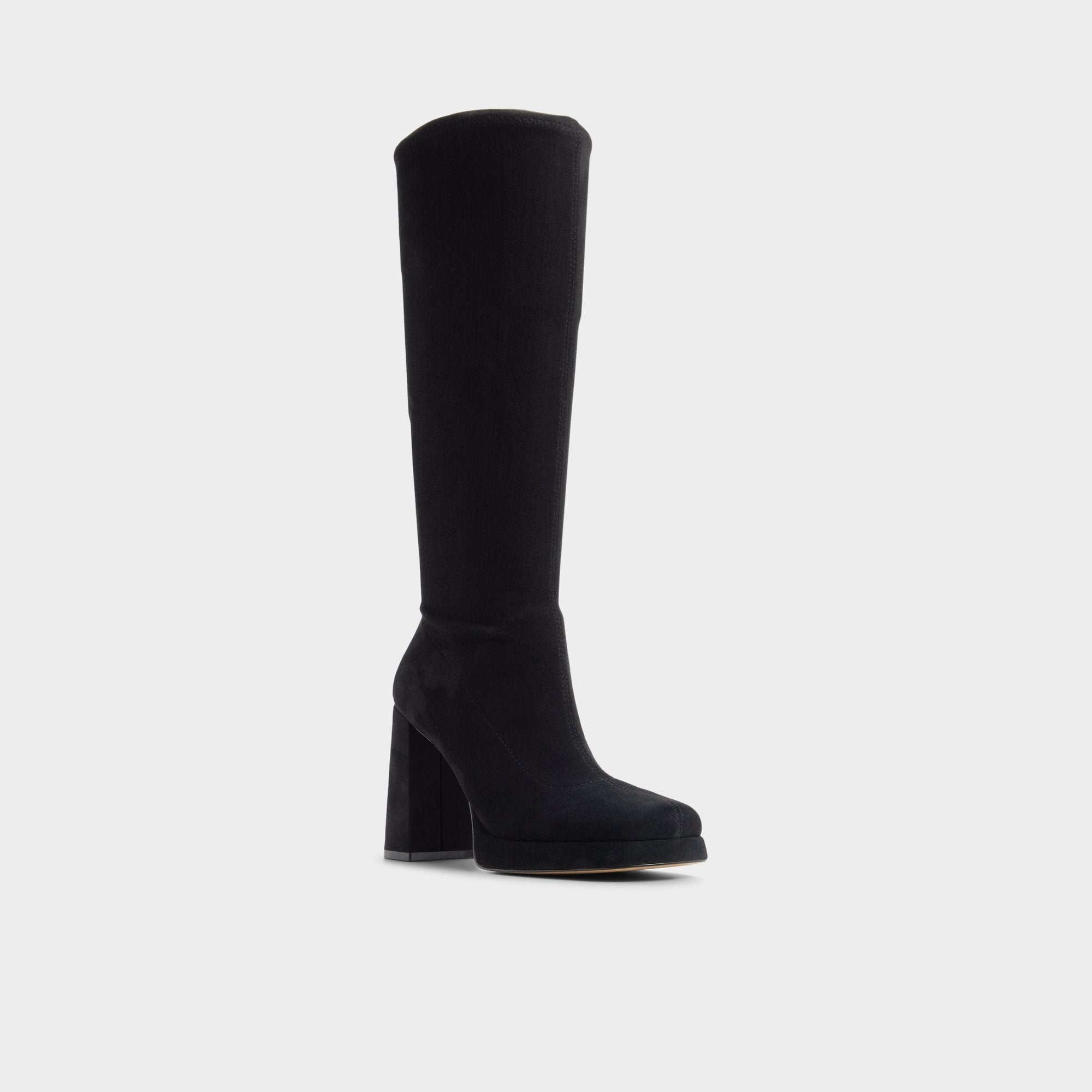 Aldo Gisselle in Black - Knee-high boot, Platform Black