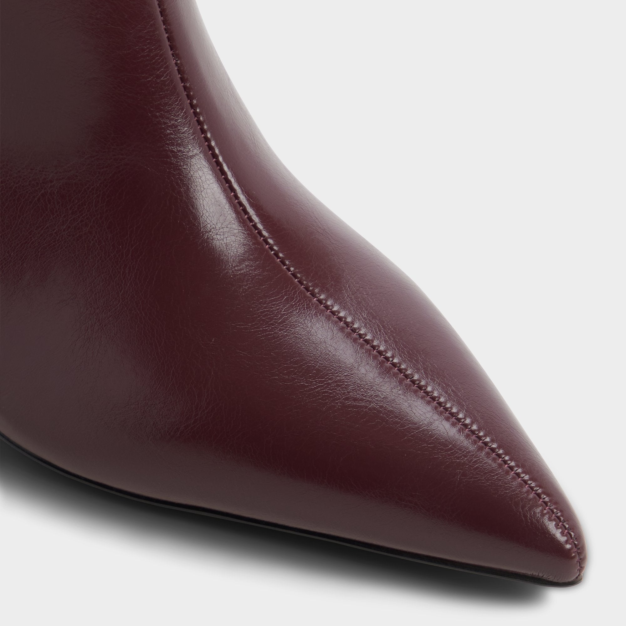 Aldo Selora in Burgundy - Knee-high boot, Stiletto heel Burgundy