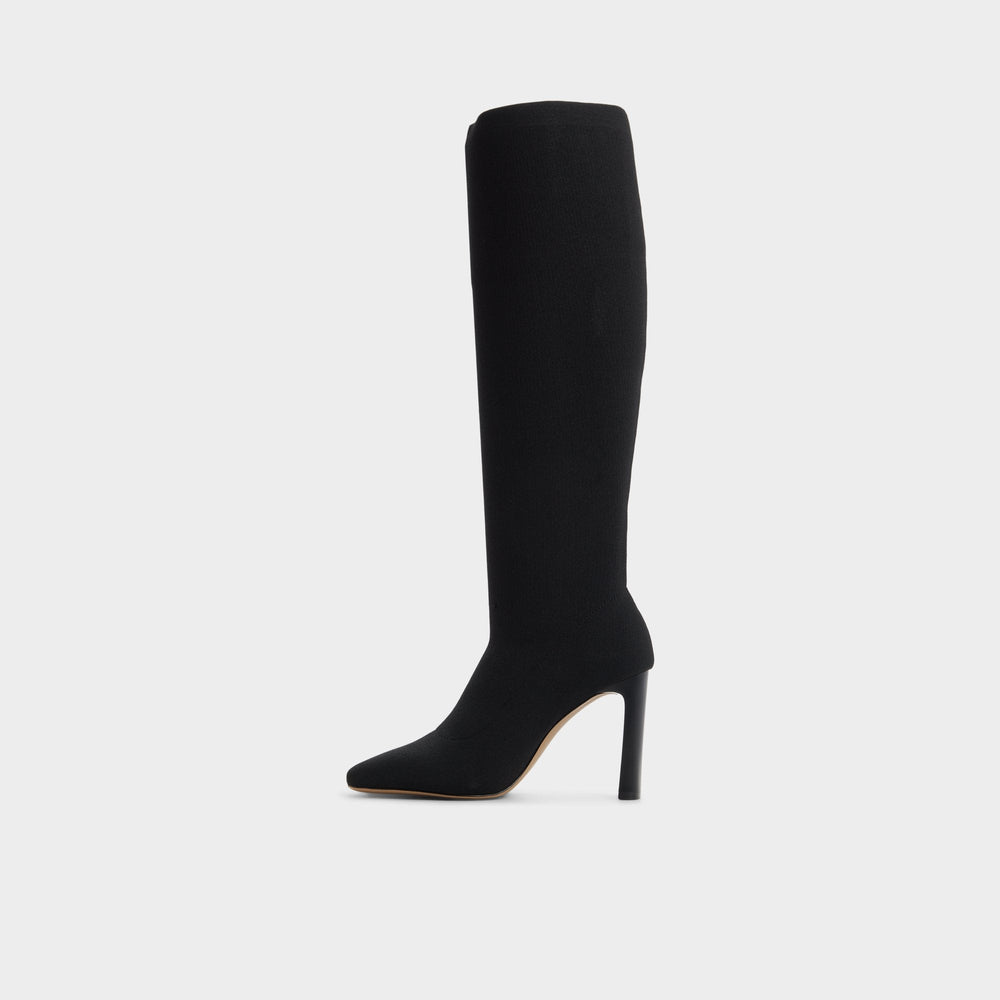 Aldo Lennora in Black - Knee-high boot, Stiletto heel Black