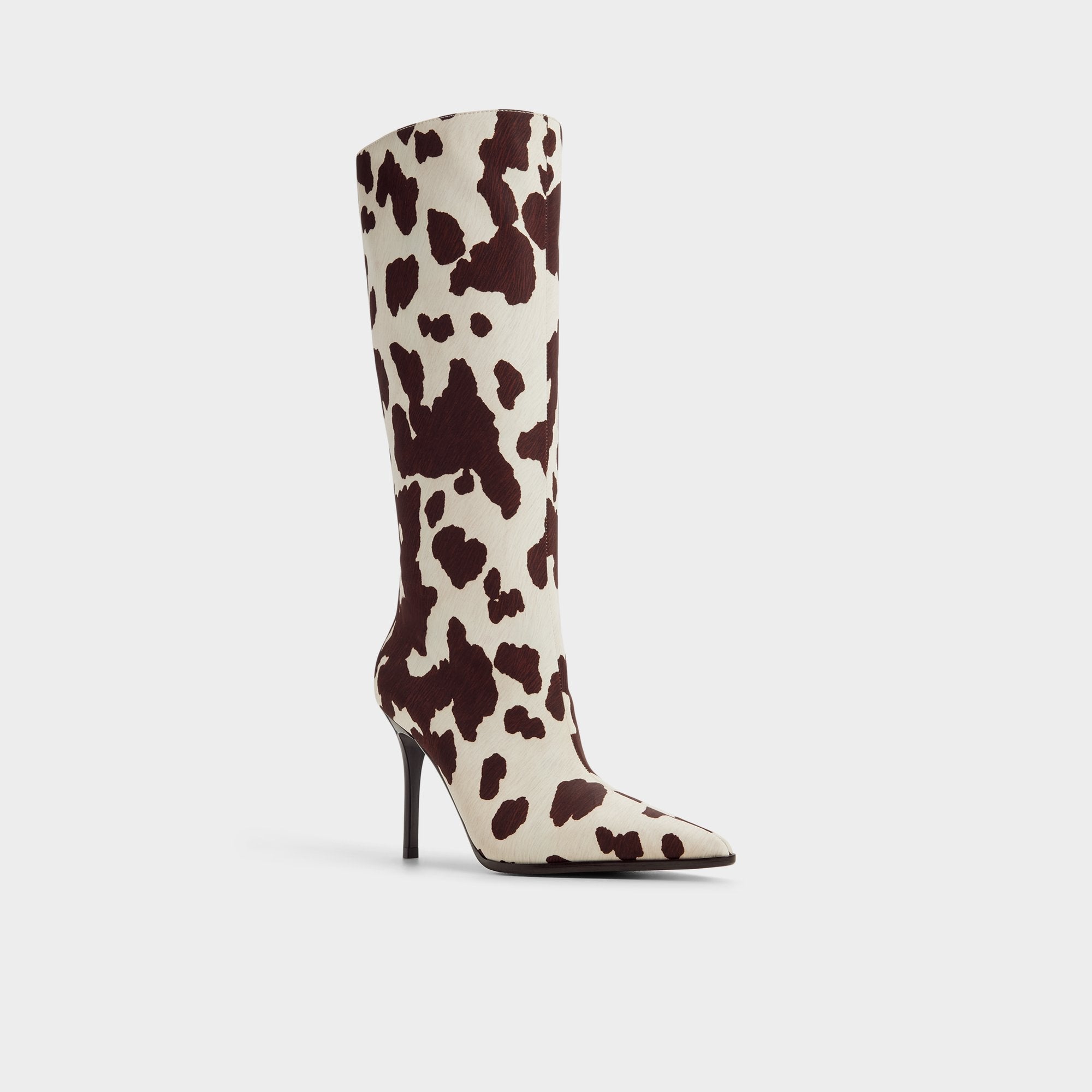 Aldo Re in Emma Open Brown - Knee-high boot, Stiletto heel Open brown