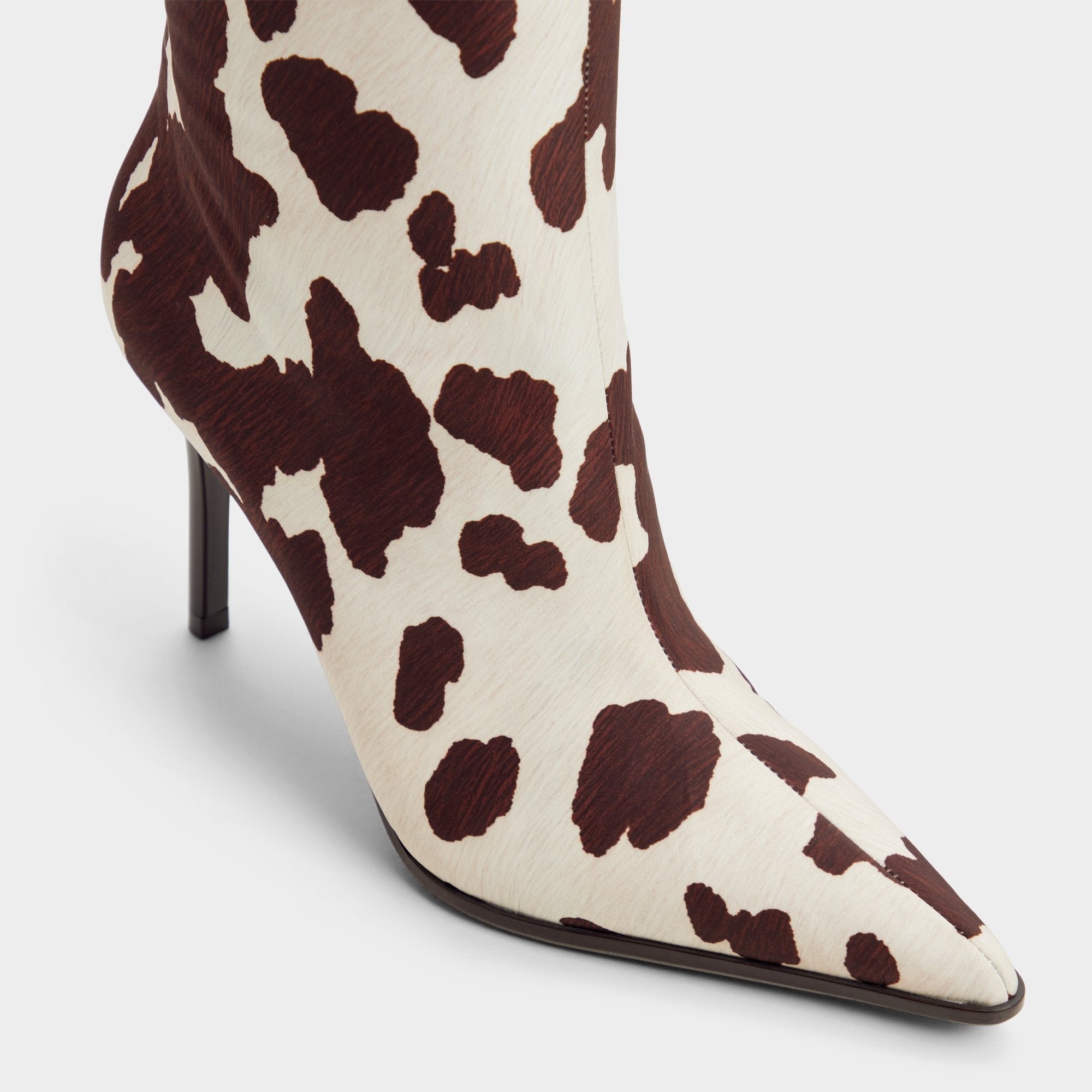 Aldo Re in Emma Open Brown - Knee-high boot, Stiletto heel Open brown