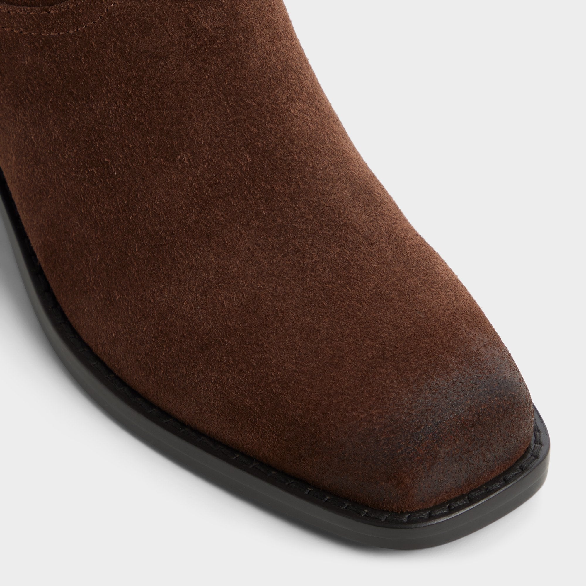 Aldo Emberlyn in Dark Brown 14163446 - Knee-high western boot, Cup sole Dark Brown