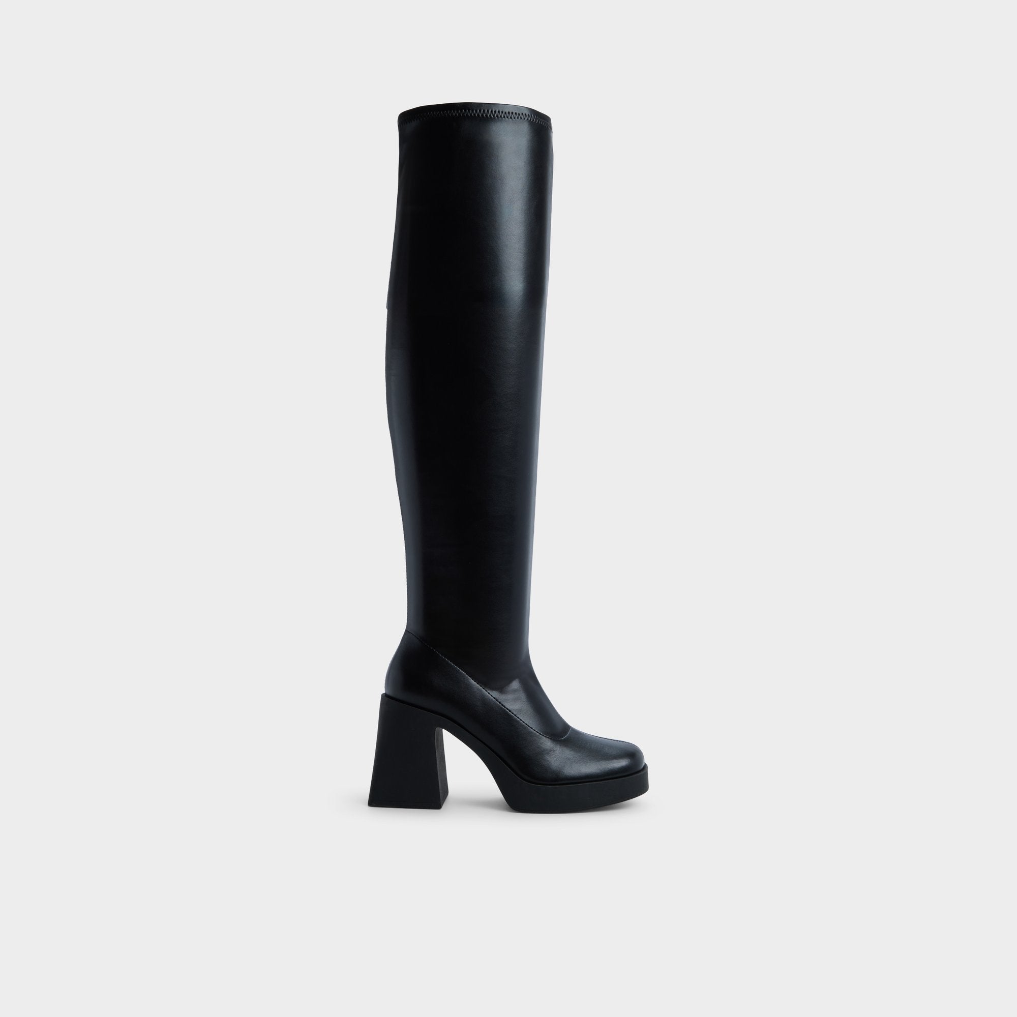 Aldo Maritza in Black - Over-the-knee boot, Platform Black