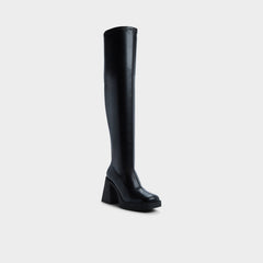 Aldo Maritza in Black - Over-the-knee boot, Platform Black