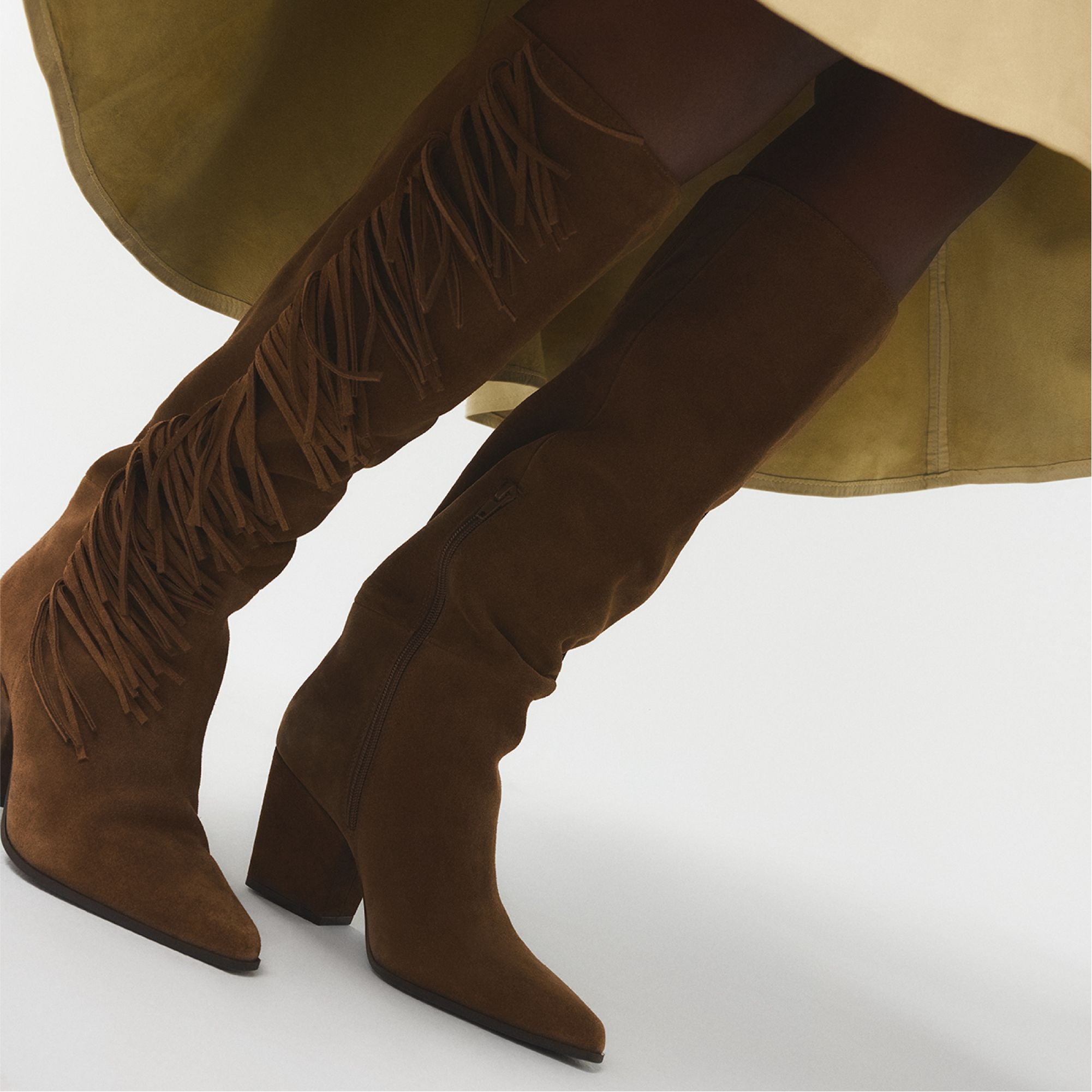 Aldo Kaelya in Dark Brown - Knee-high boot, Block heel Dark brown