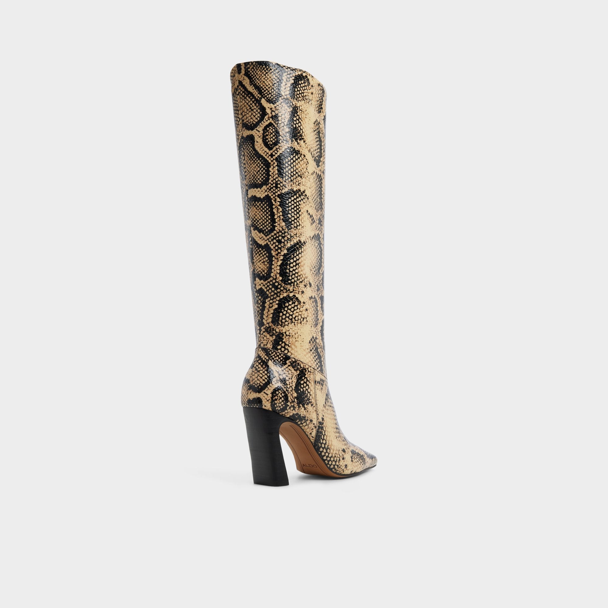 Aldo Vivienna in Brown Multi - Knee-high boot, Block heel Brown multi