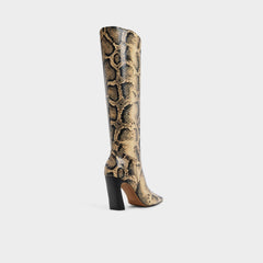 Aldo Vivienna in Brown Multi - Knee-high boot, Block heel Brown multi