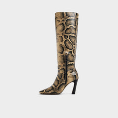 Aldo Vivienna in Brown Multi - Knee-high boot, Block heel Brown multi