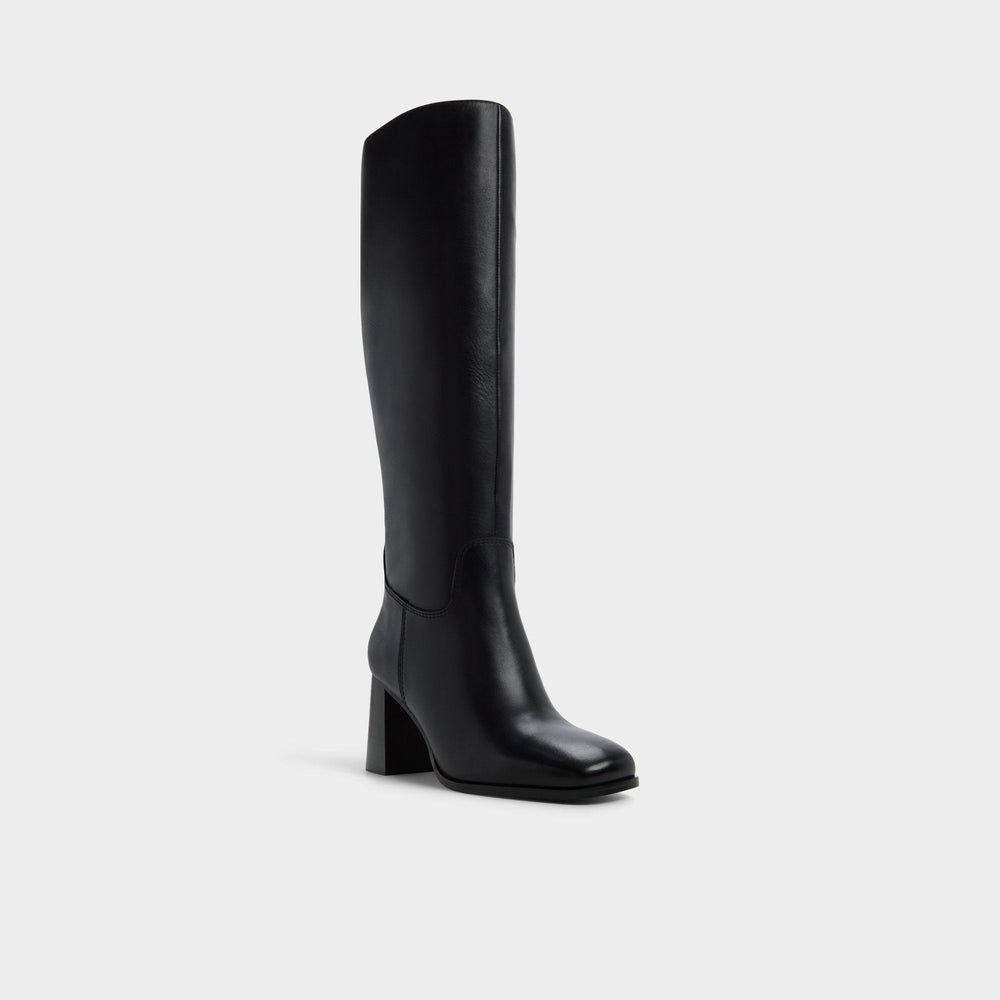 Aldo Elyze in Black - Knee-high boot, Block heel Black