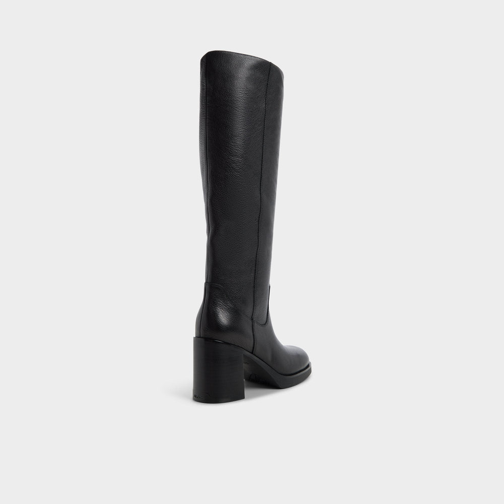 Aldo Juny in Black - Knee-high boot, Platform Black