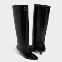 Aldo Everose in Black - Knee-high boot, Kitten heel Black
