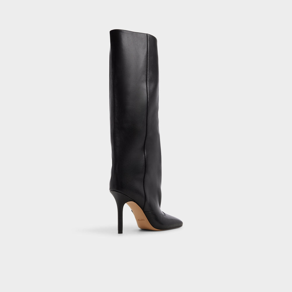 Aldo Aleena in Black - Knee-high boot, Stiletto heel Black