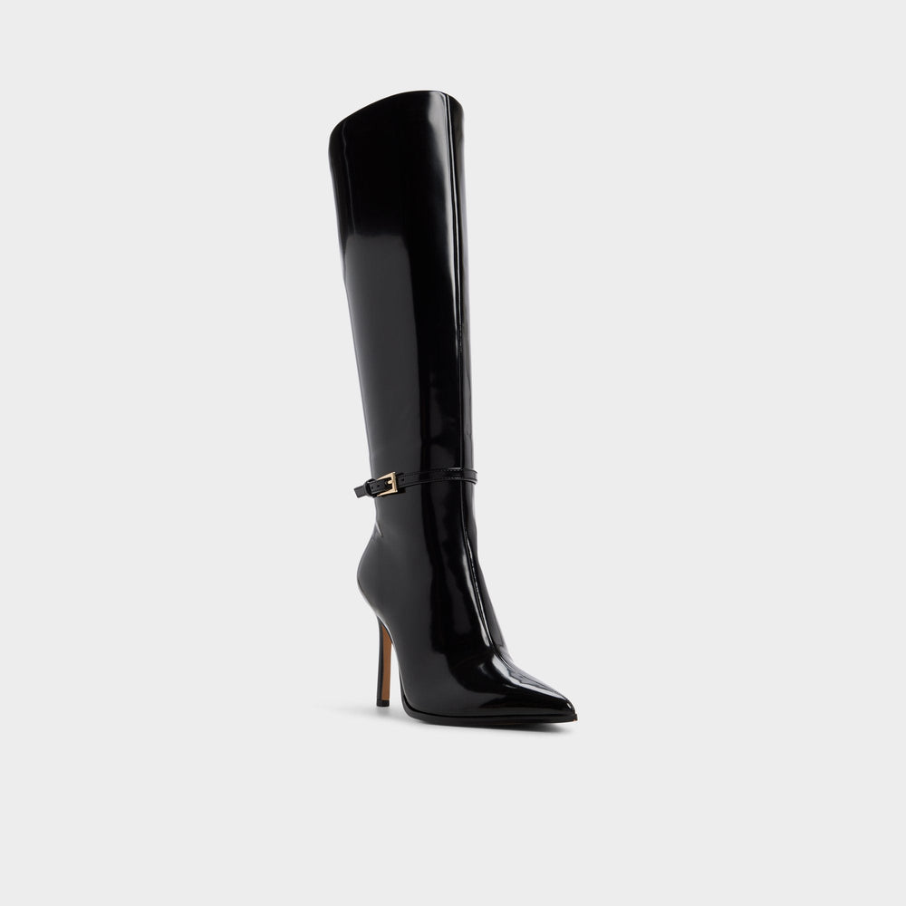 Aldo Maellie in Black - Knee-high boot, Stiletto heel Black