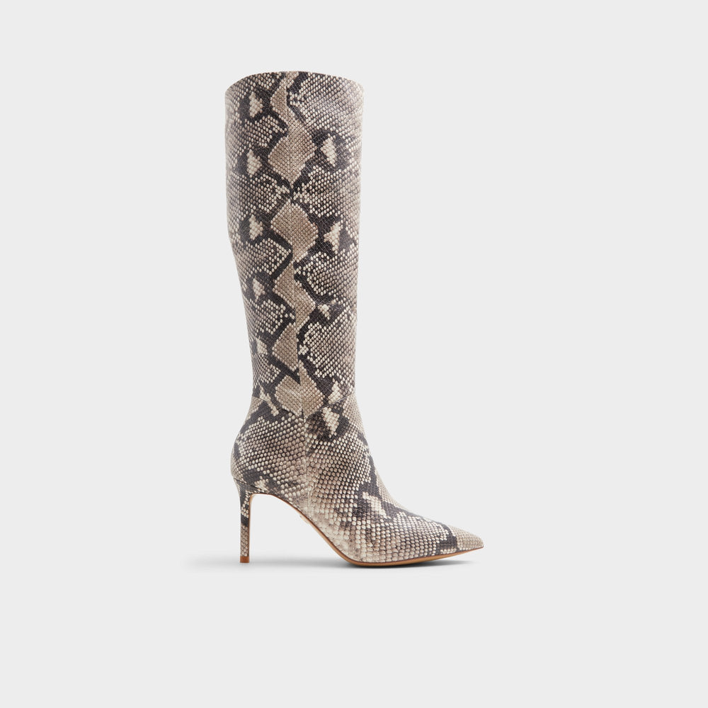 Aldo Laroche Beige Overflow Women's Tall Boots - Knee-high boot, Stiletto heel Beige Overflow