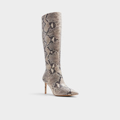 Aldo Laroche Beige Overflow Women's Tall Boots - Knee-high boot, Stiletto heel Beige Overflow