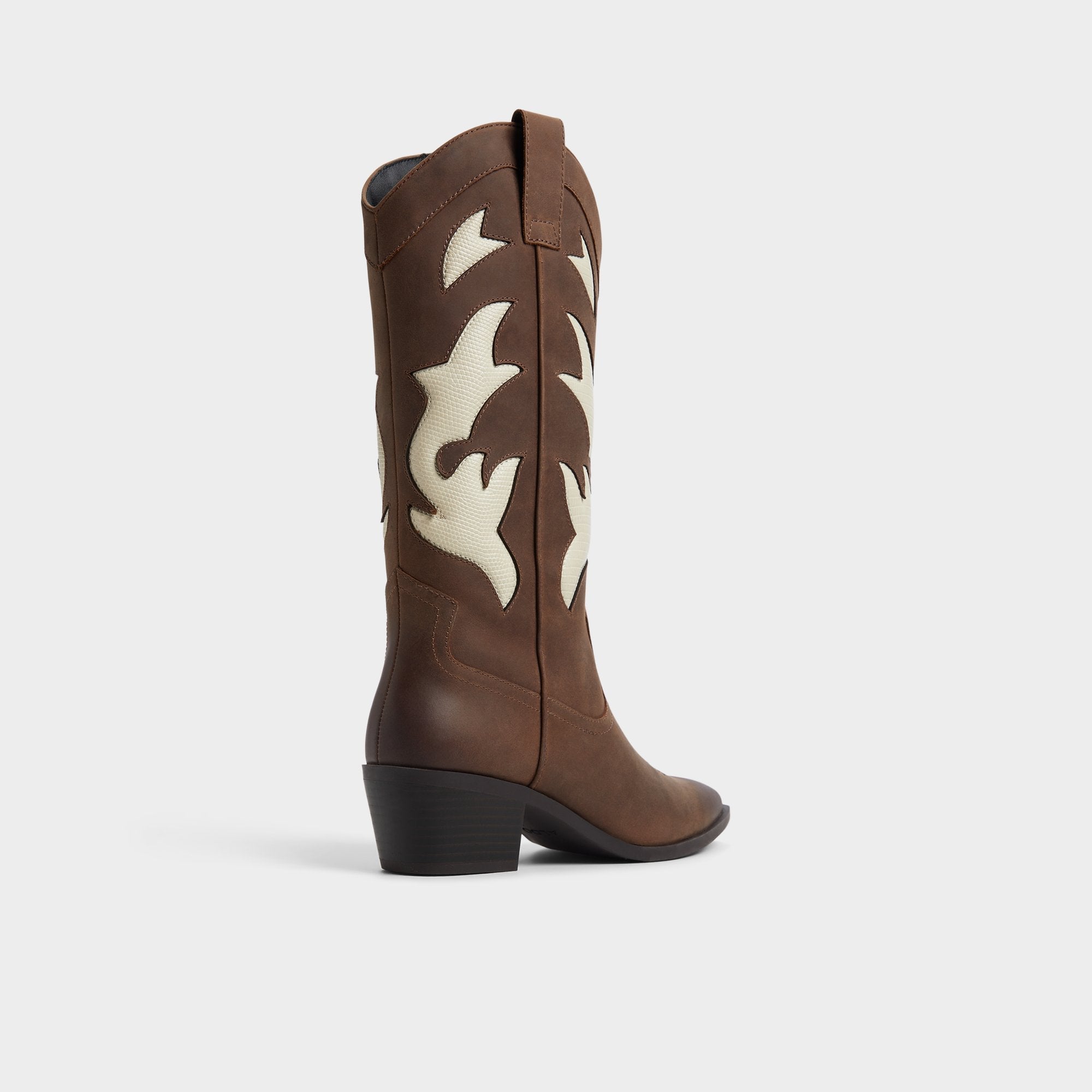 Aldo Nebraska Royal Brown Women's Western - Mid-calf western boot Royal Brown