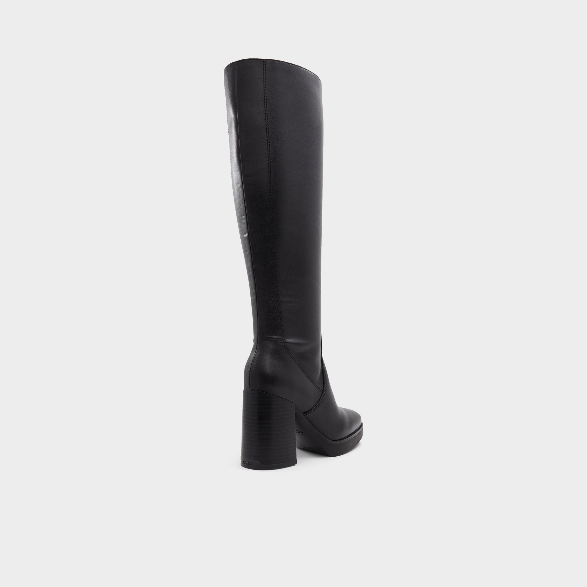 Aldo Equine Black Women's Tall Boots - Knee-high boot, Black Black