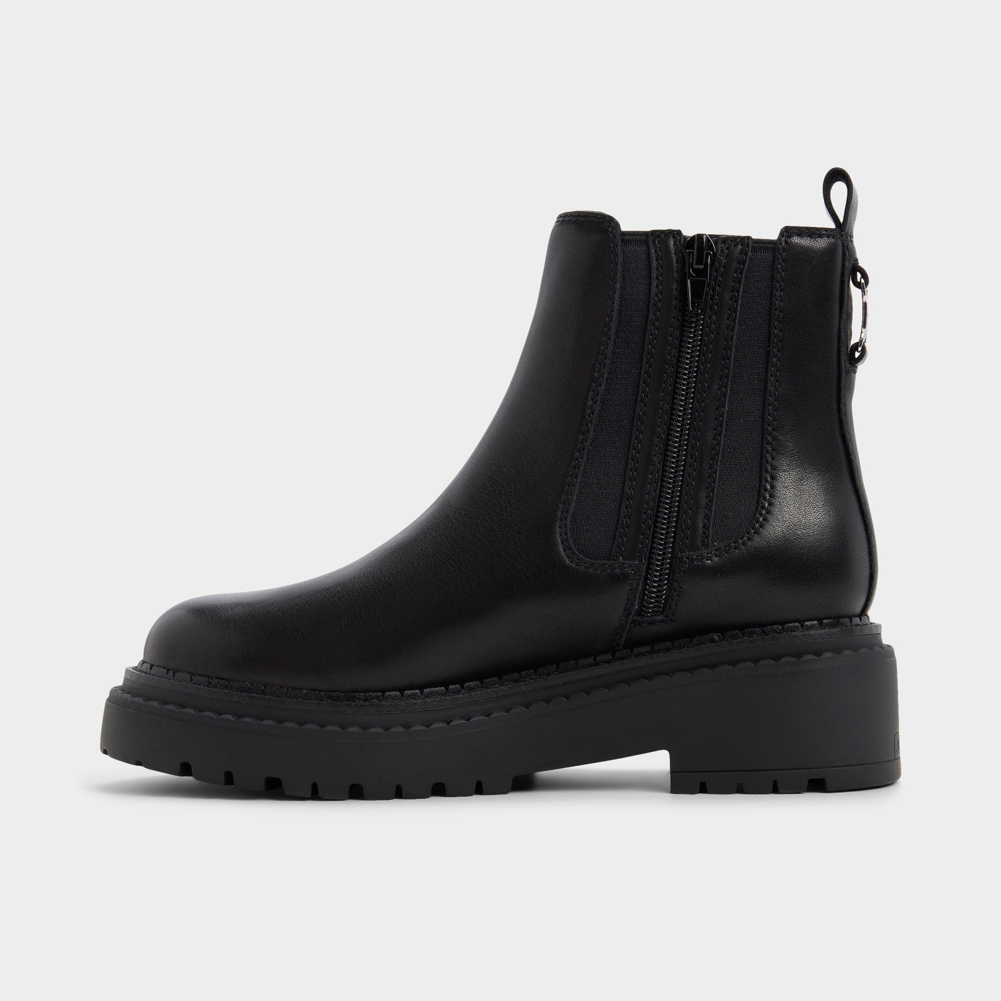 Aldo Bestina in Black - Chelsea boot, Lug sole Black