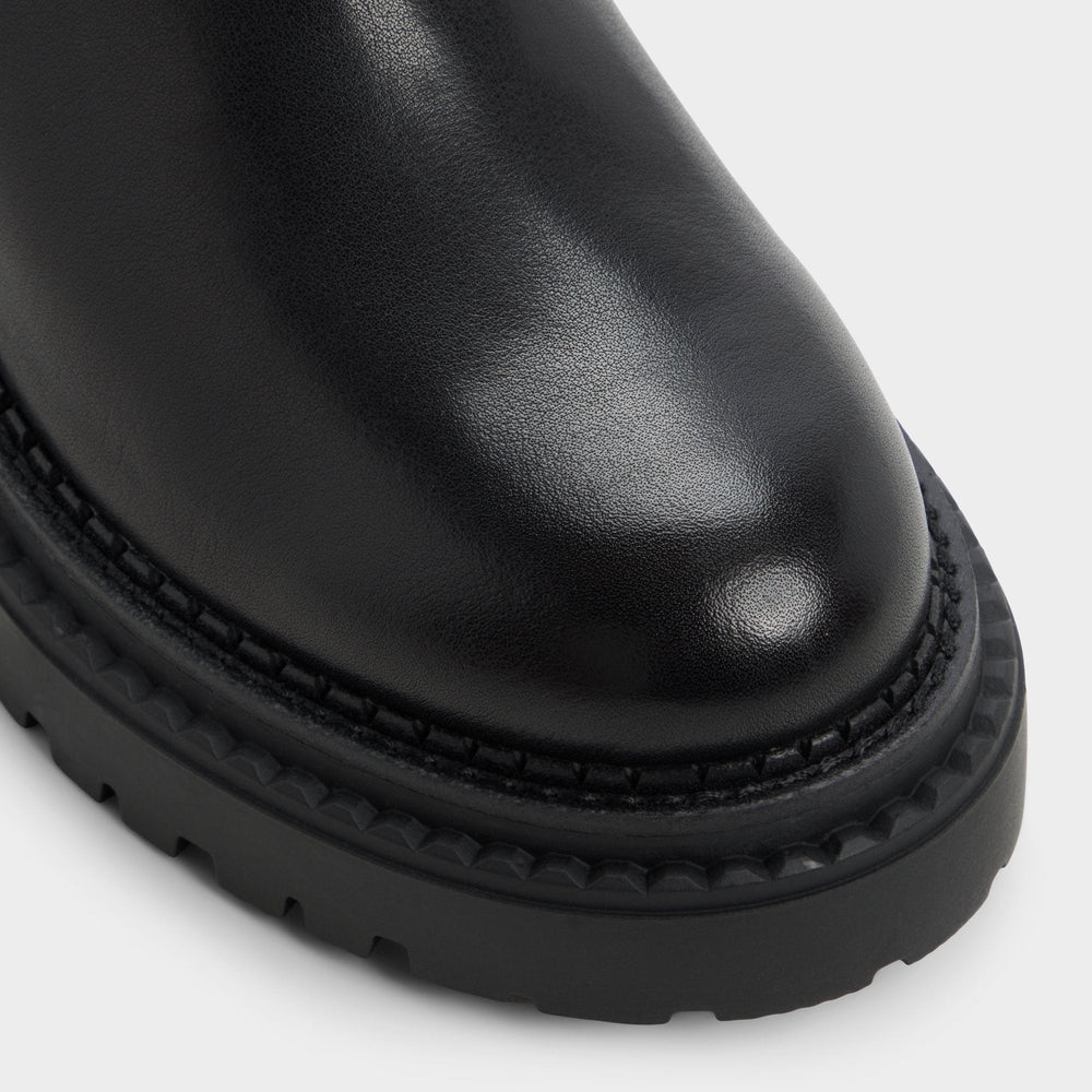 Aldo Bestina in Black - Chelsea boot, Lug sole Black