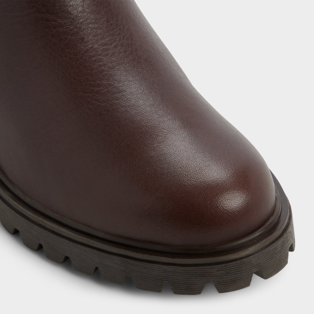 Aldo Adalitlan in Medium Brown - Chelsea boot, Lug sole Medium brown