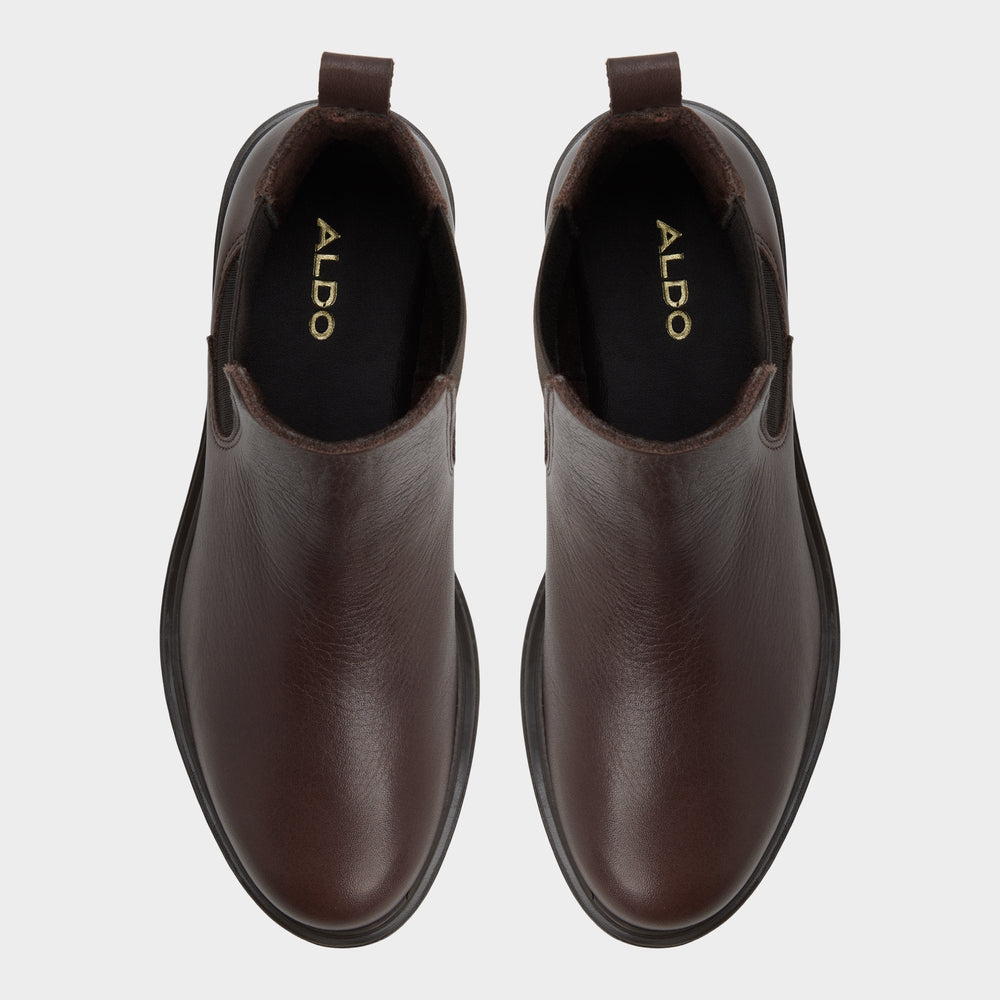 Aldo Adalitlan in Medium Brown - Chelsea boot, Lug sole Medium brown