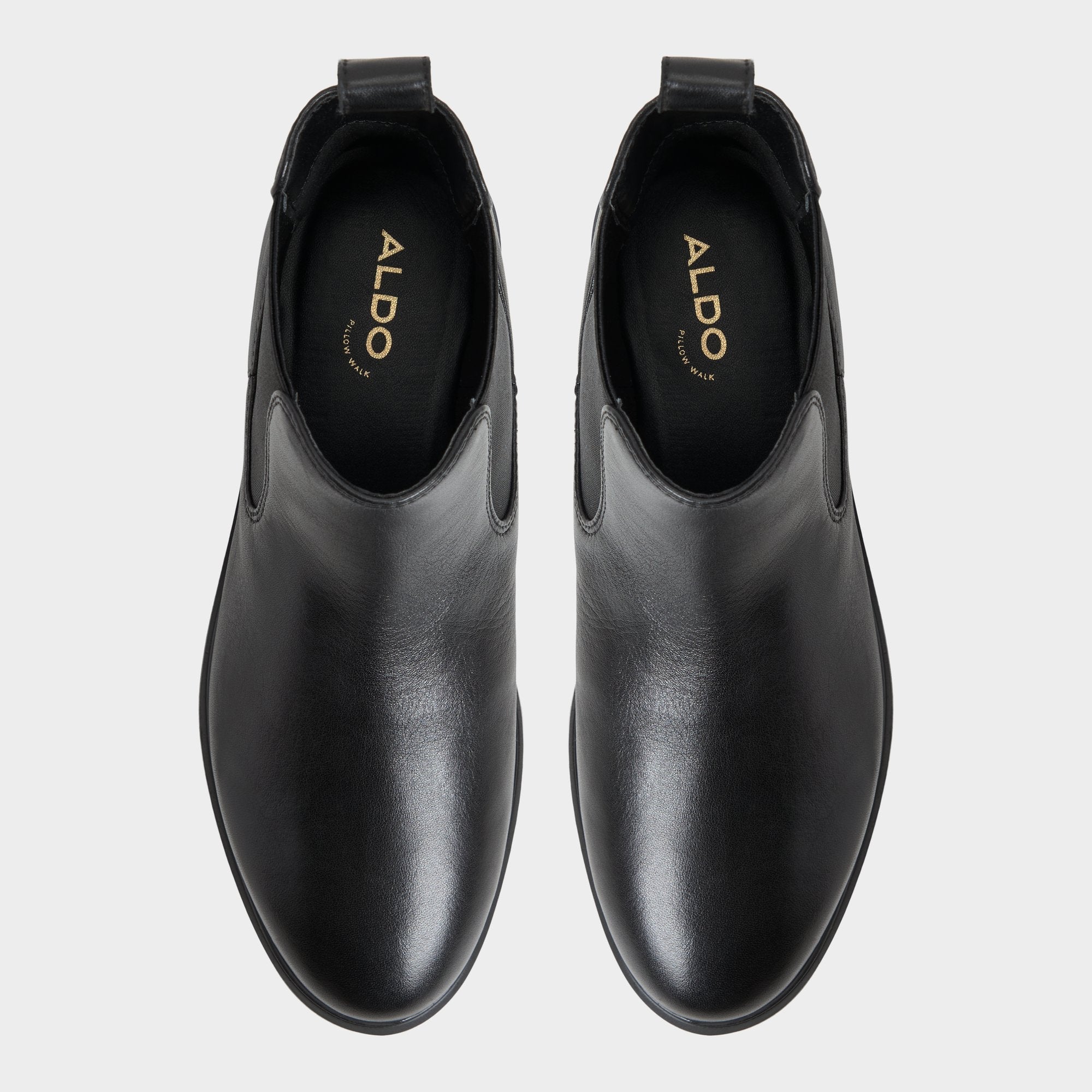 Aldo Librah in Black - Chelsea boot, Block heel Black