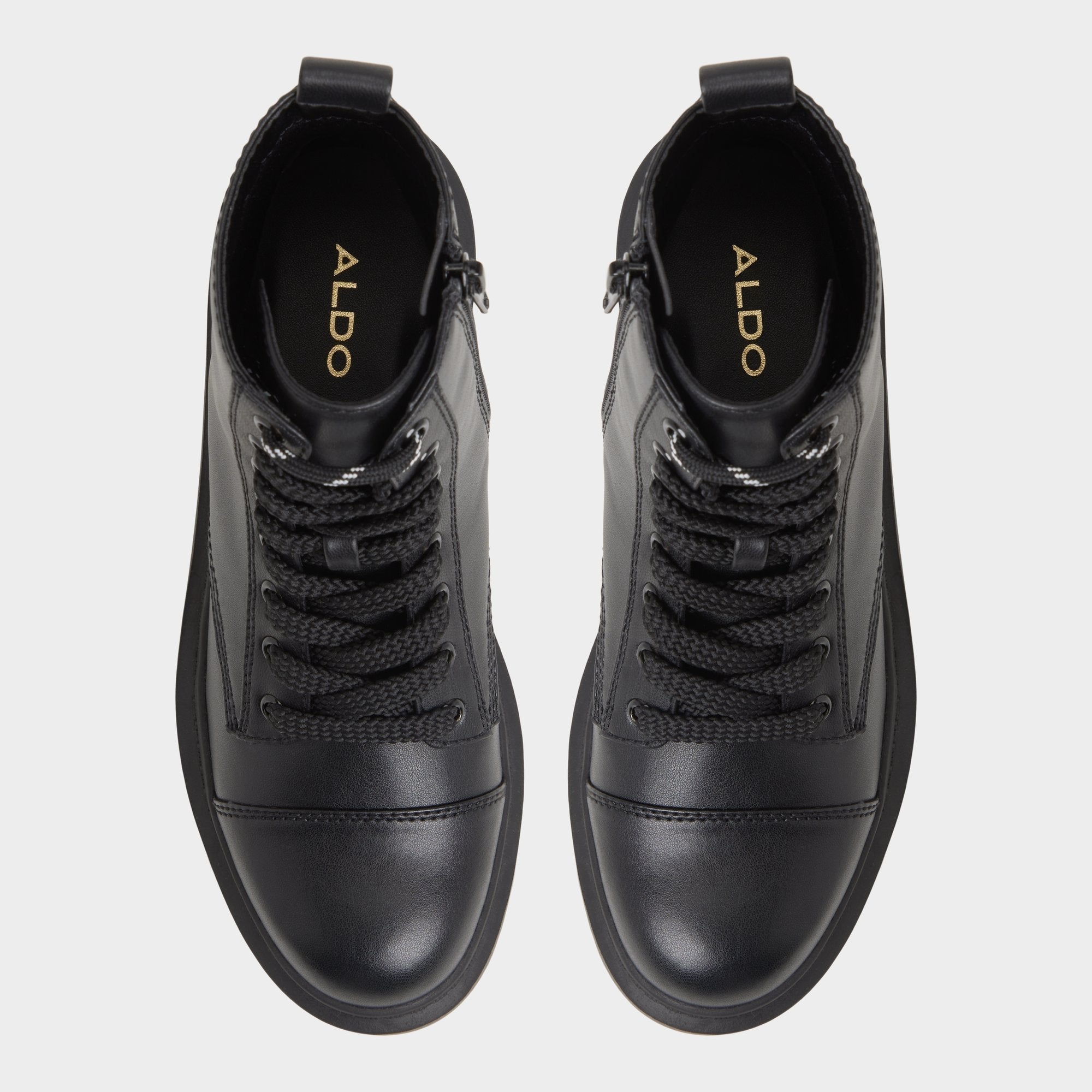 Aldo Goer Black Women's Casual boots - Combat ankle boot, Lug sole Black