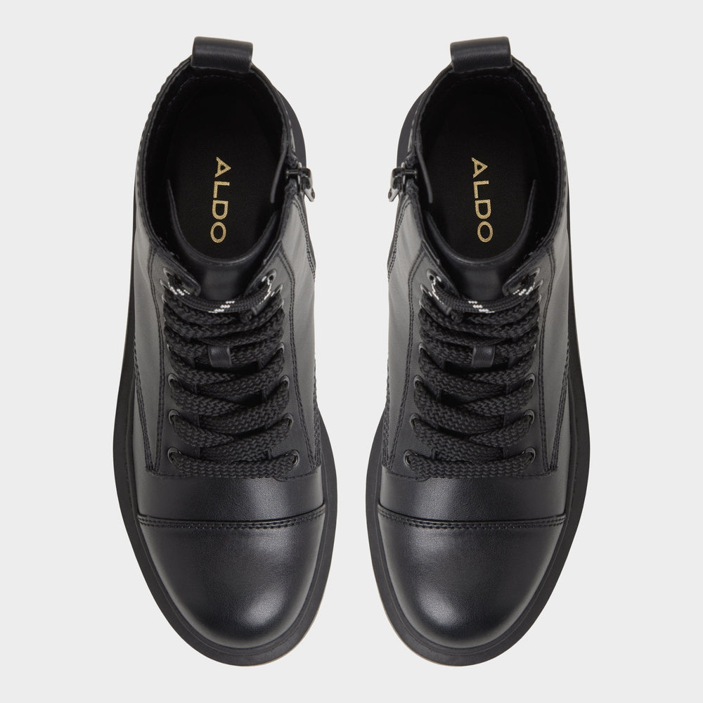 Aldo Goer Black Women's Casual boots - Combat ankle boot, Lug sole Black