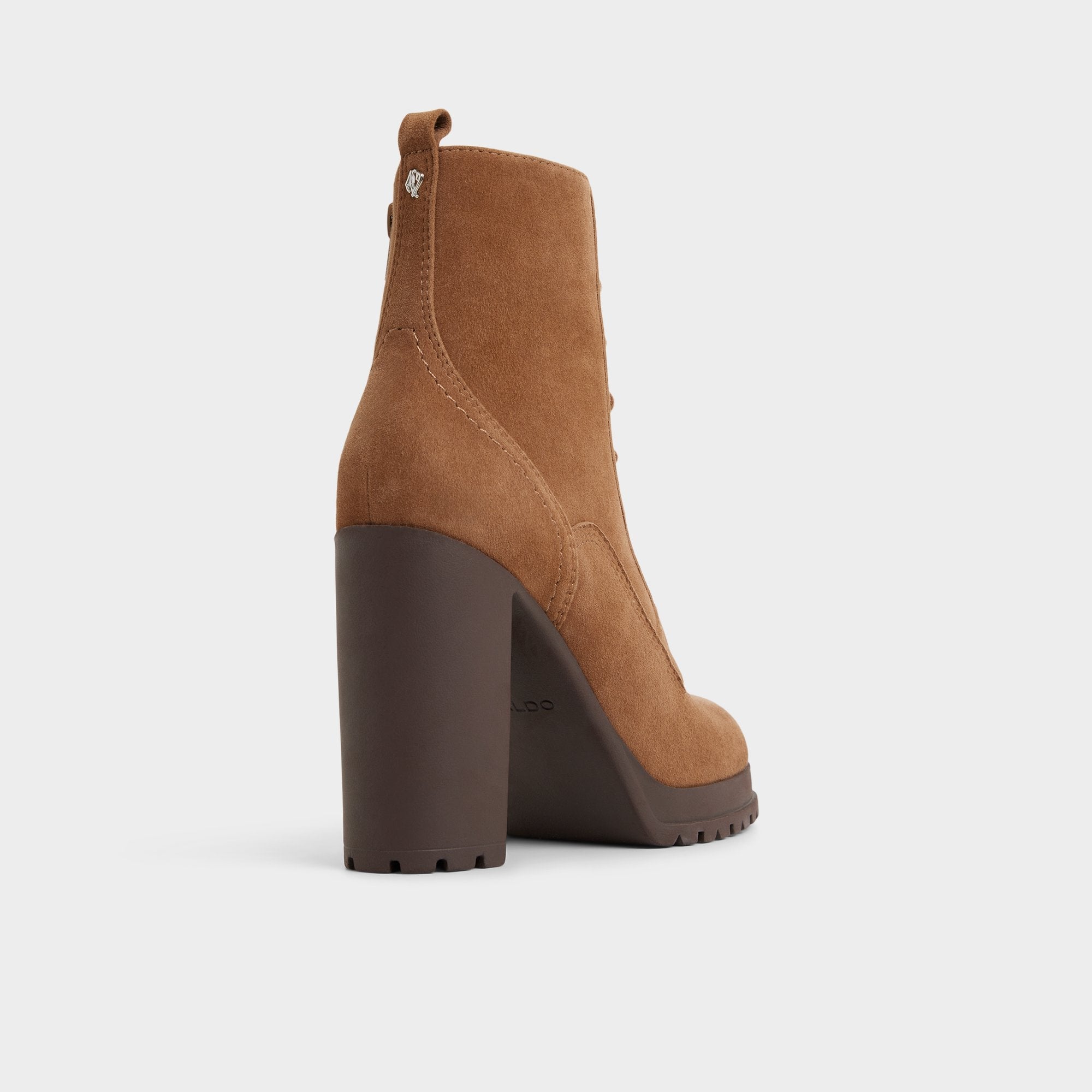 Aldo Rebelliously in Light Brown - Combat ankle boot, Lug sole Light brown