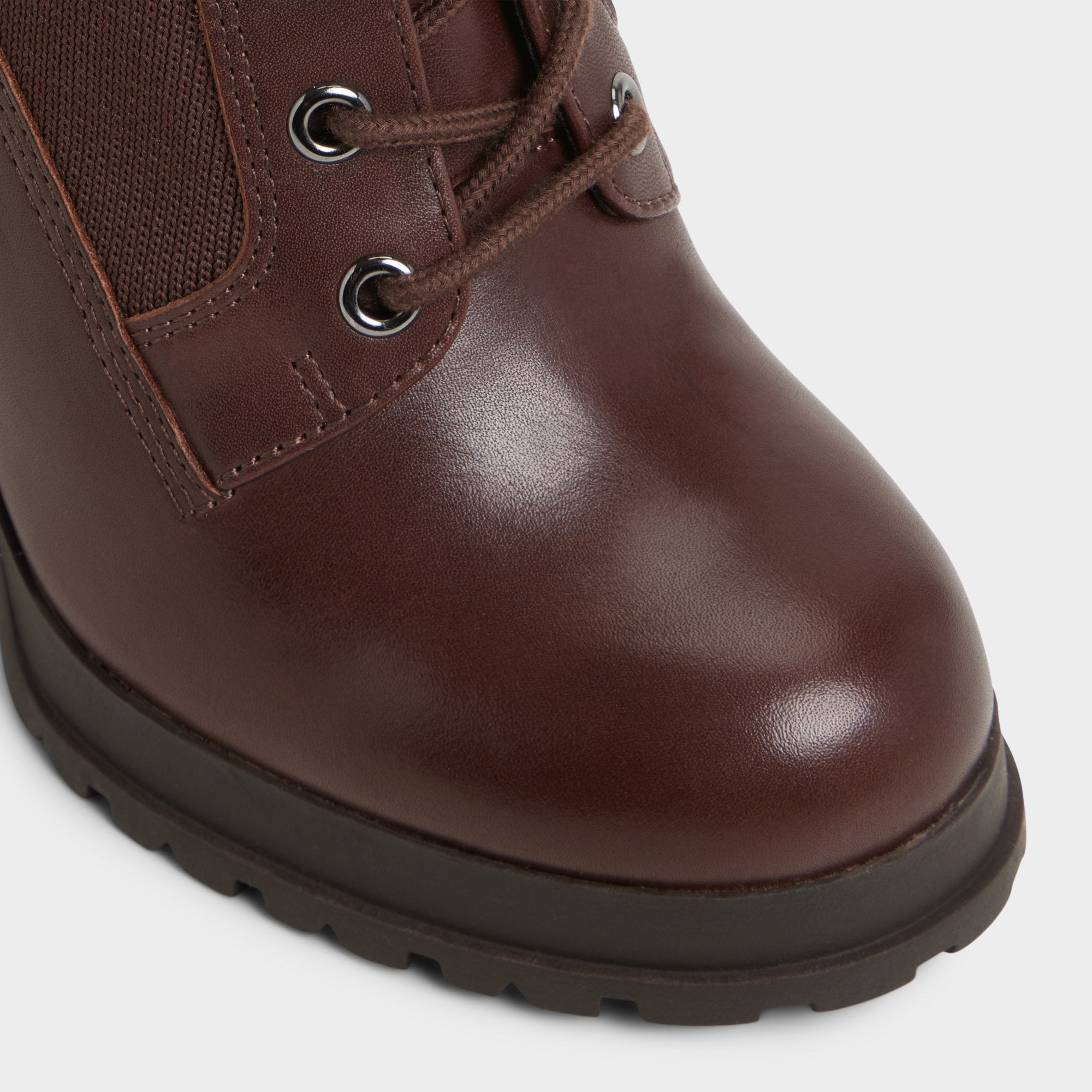 Aldo Rebellious in Other Brown - Combat ankle boot, Lug sole Other brown