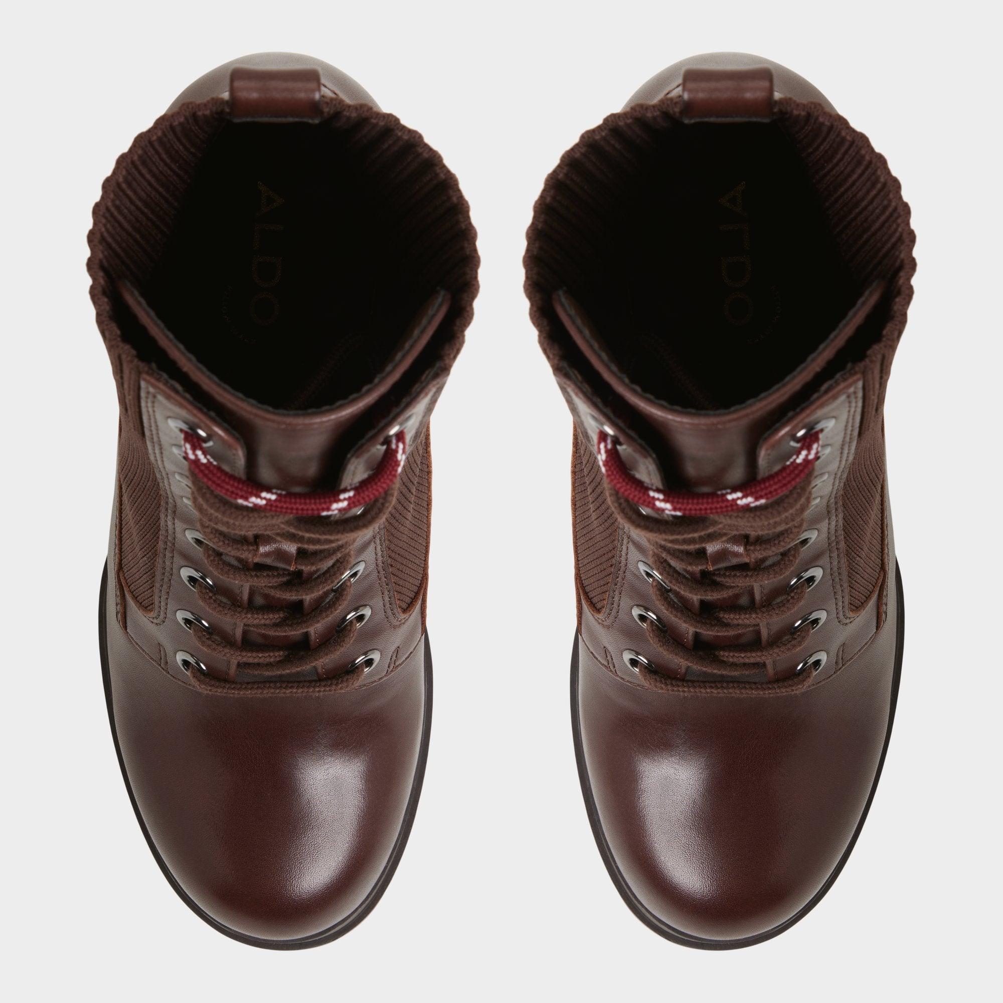Aldo Rebellious in Other Brown - Combat ankle boot, Lug sole Other brown