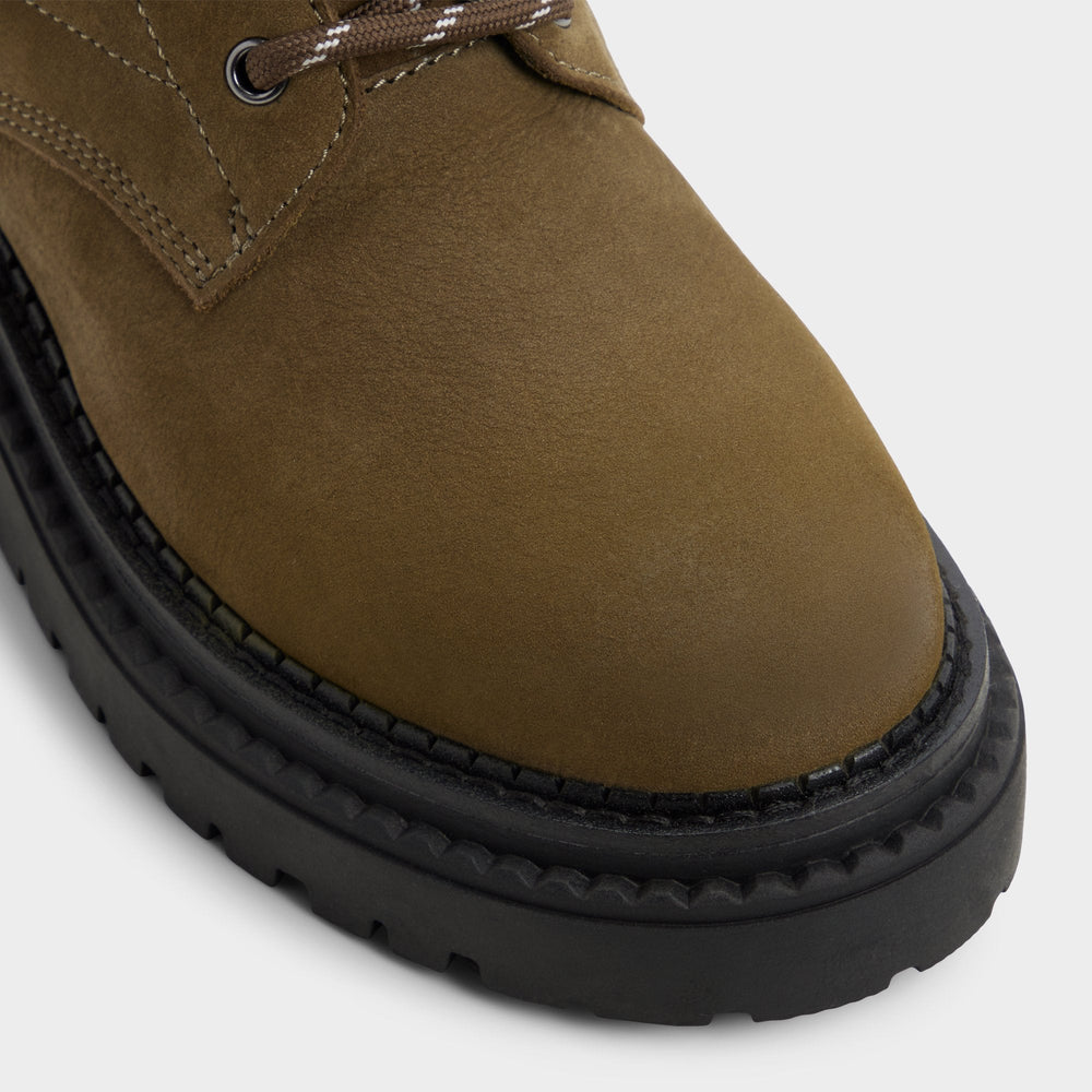 Aldo Lewellan in Dark Green - Hiking boot, Lug sole Dark green