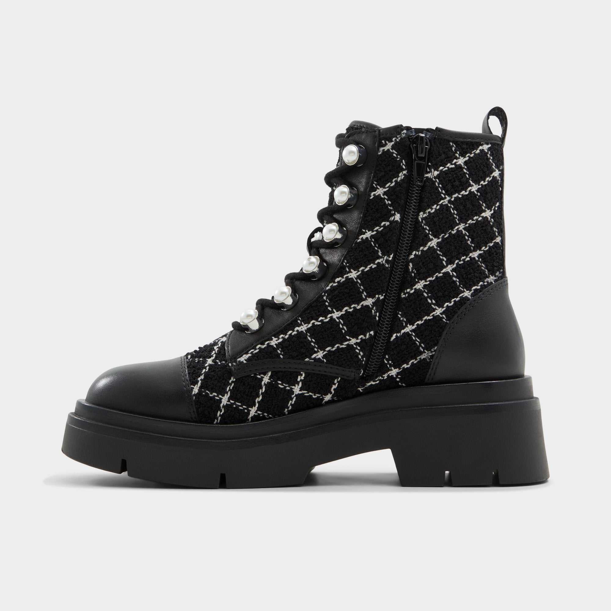 Aldo Marthia in Other Black - Combat ankle boot, Black Other black