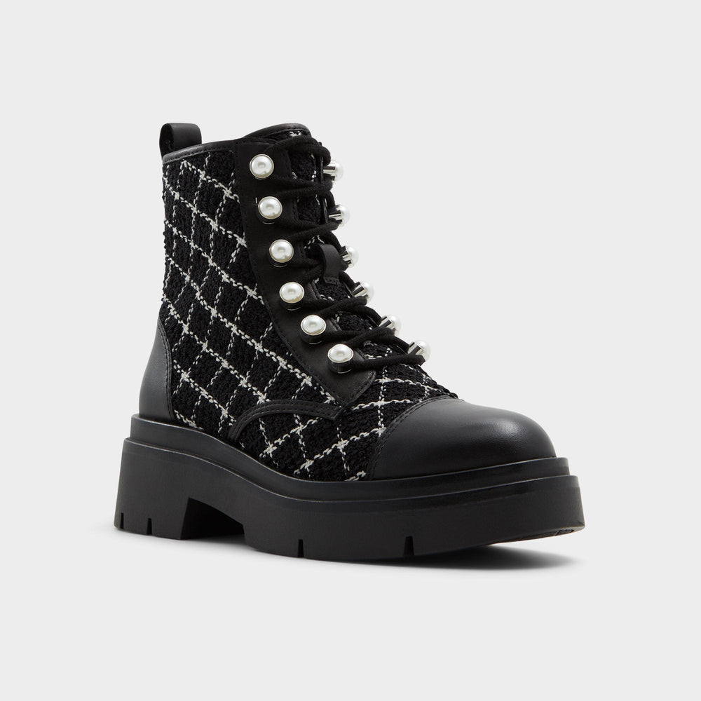 Aldo Marthia in Other Black - Combat ankle boot, Black Other black