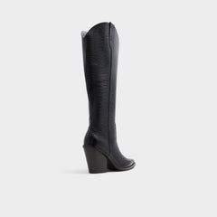 Aldo Nevada-wc Black Women's Western - Western knee-high boot, Black Black